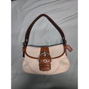 Y2k Coach White Soho Hamptons Small F10188